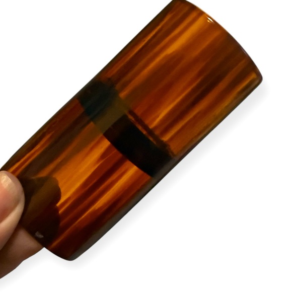HUGE 1970’s French Long Ponytail Holder Clip, Tortoiseshell Statement Hair Clip - Picture 1 of 5
